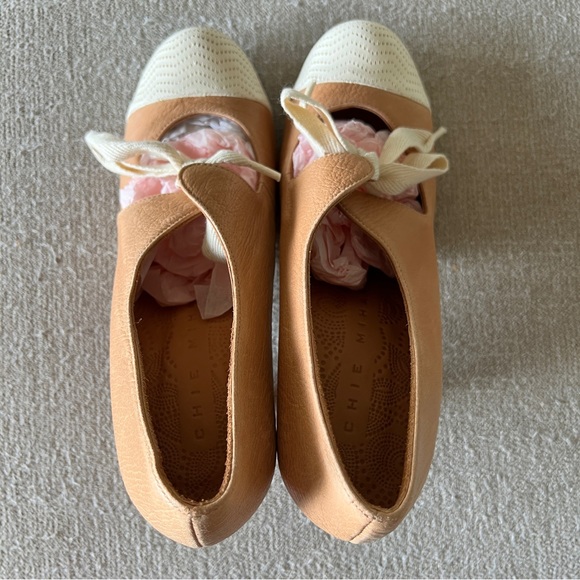 NWOB Chie Mihara Fraidei Round Toe Lace Brown Retro Heels Size EU 39 1/2 - Picture 8 of 12